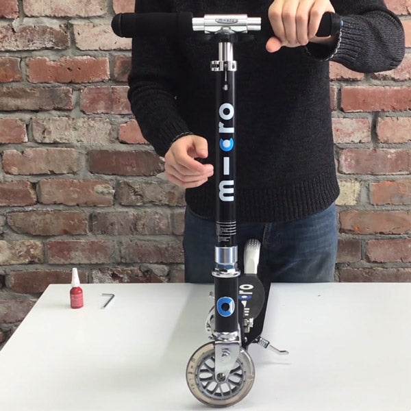 How fix handlebars that won't stay straight Micro Scooters NZ