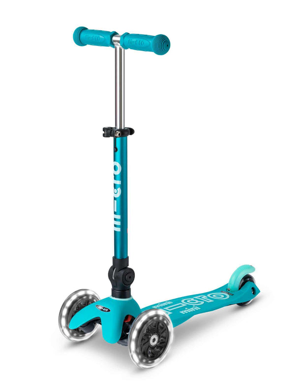 Mini Micro Deluxe LED Foldable 3 Wheel Scooter