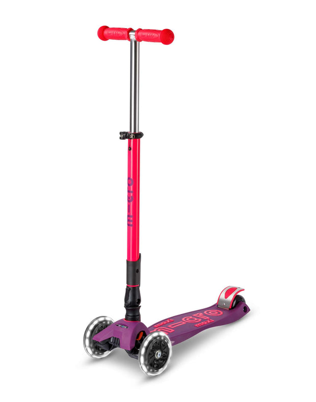 Maxi Micro Deluxe 3-wheel Foldable Scooter LED