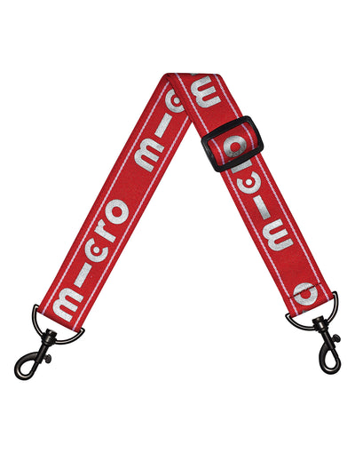 red reflective scooter carry strap