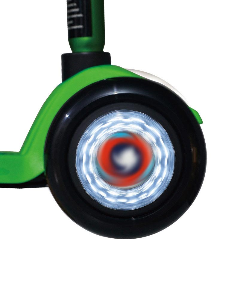 cool rocket led scooter wheel whizzers in action