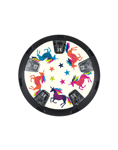 cool unicorn attachable LED wheel whizzers
