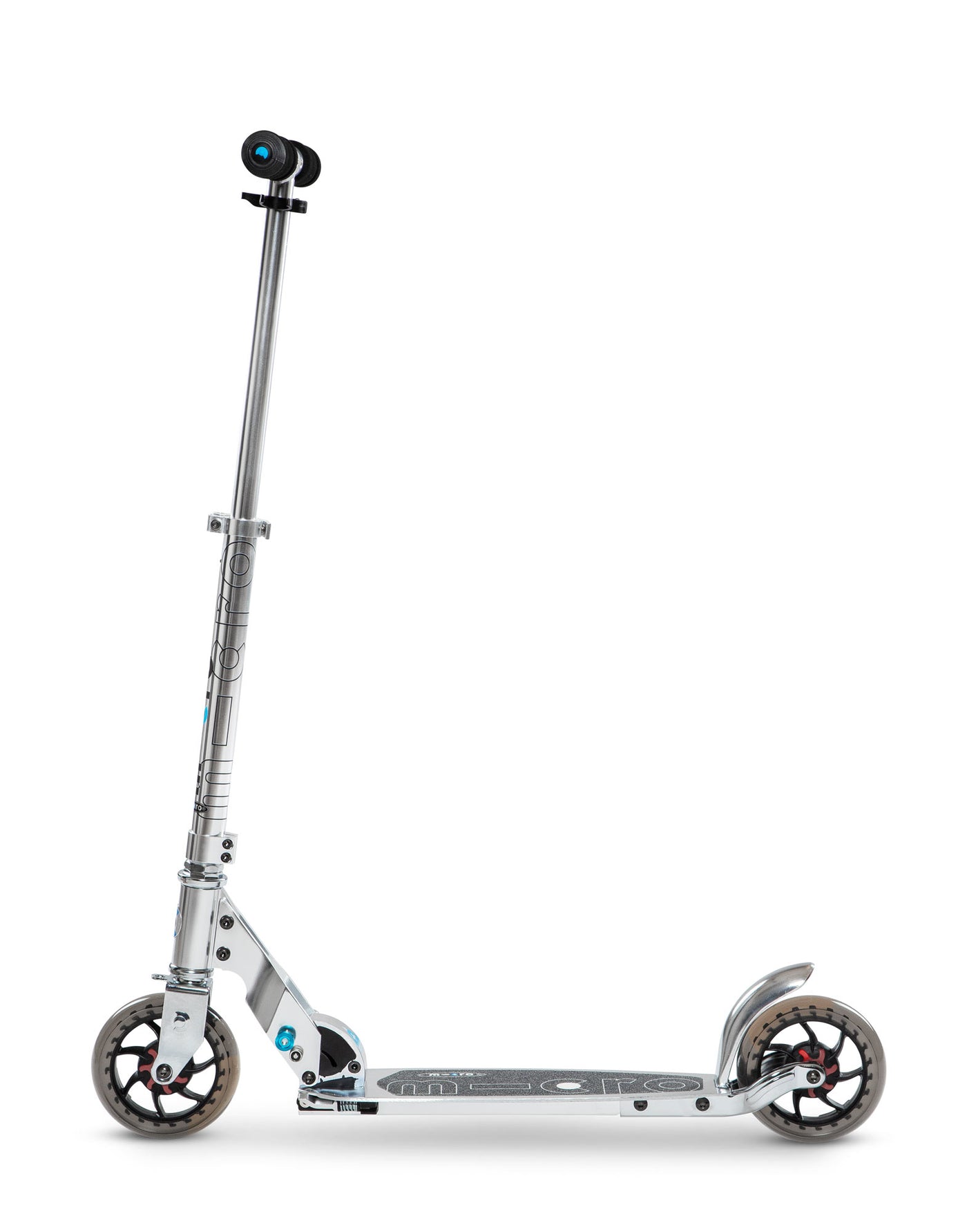 pure silver speed teen and adult scooter side on