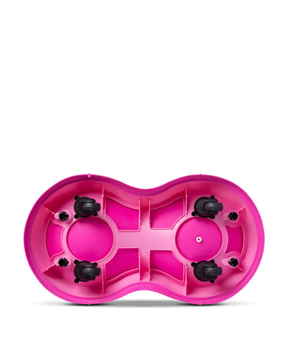 pink toddler ride on air hopper with 360 degree wheels