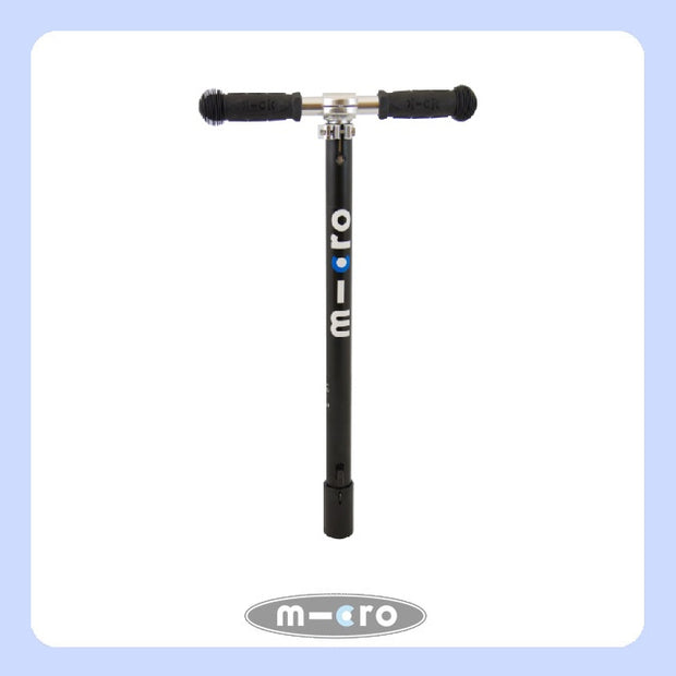 Handle Bar T In Black Complete Mounted with Micro Logo