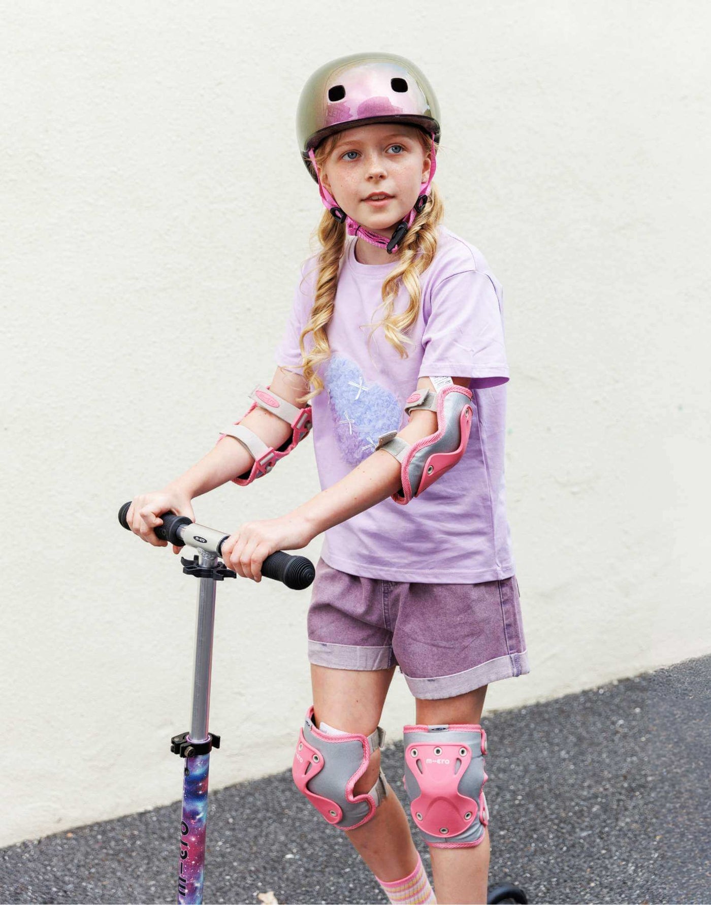 Micro Kids Knee Elbow Pads Reflective