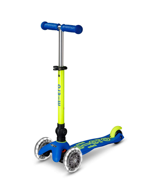 Mini Micro Deluxe LED Foldable 3 Wheel Scooter