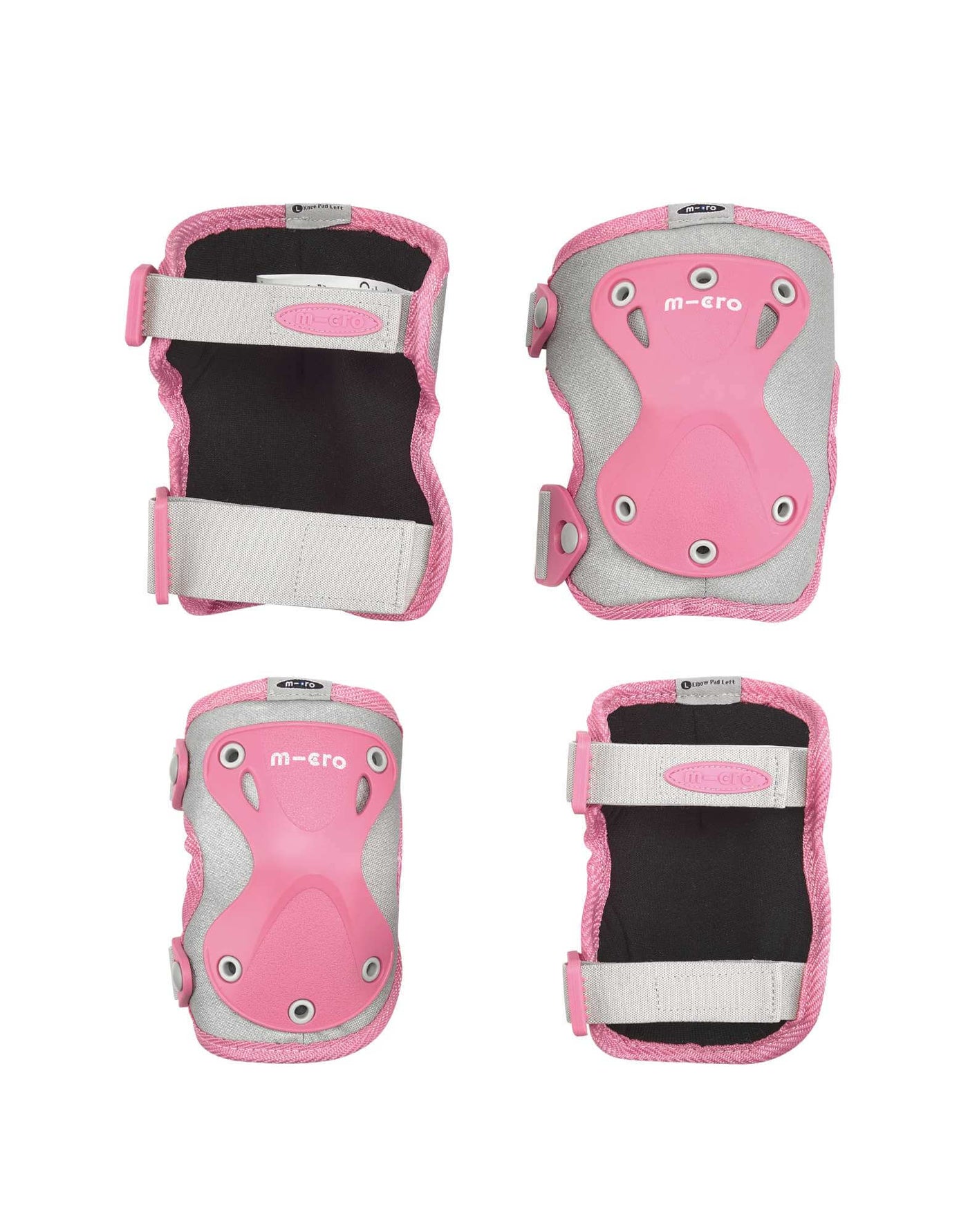 Micro Kids Knee Elbow Pads Reflective