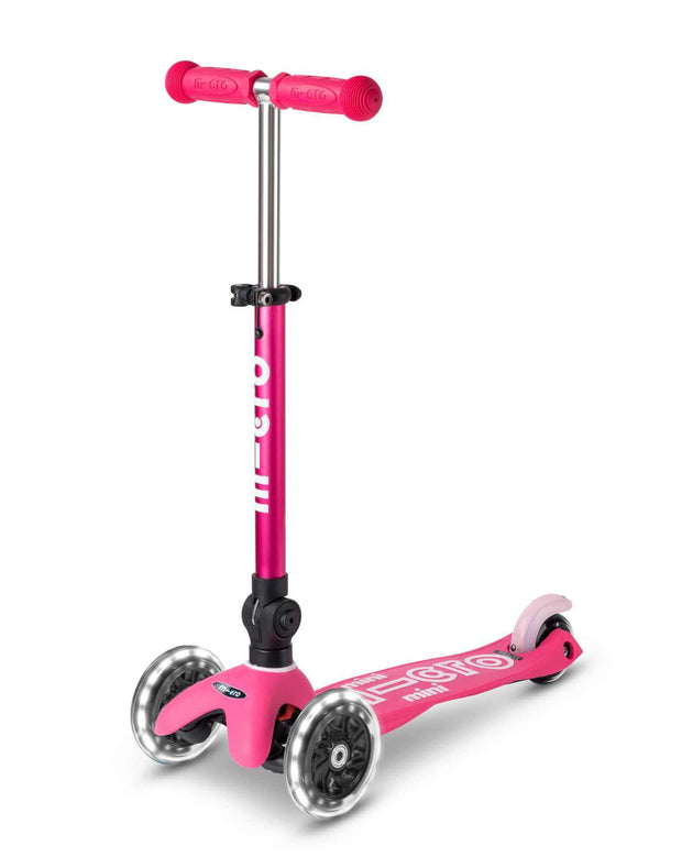 Mini Micro Deluxe LED Foldable 3 Wheel Scooter