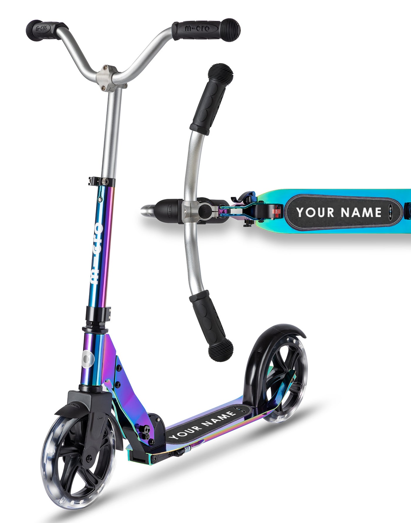 Personalised Cruiser Neochrome LED Scooter