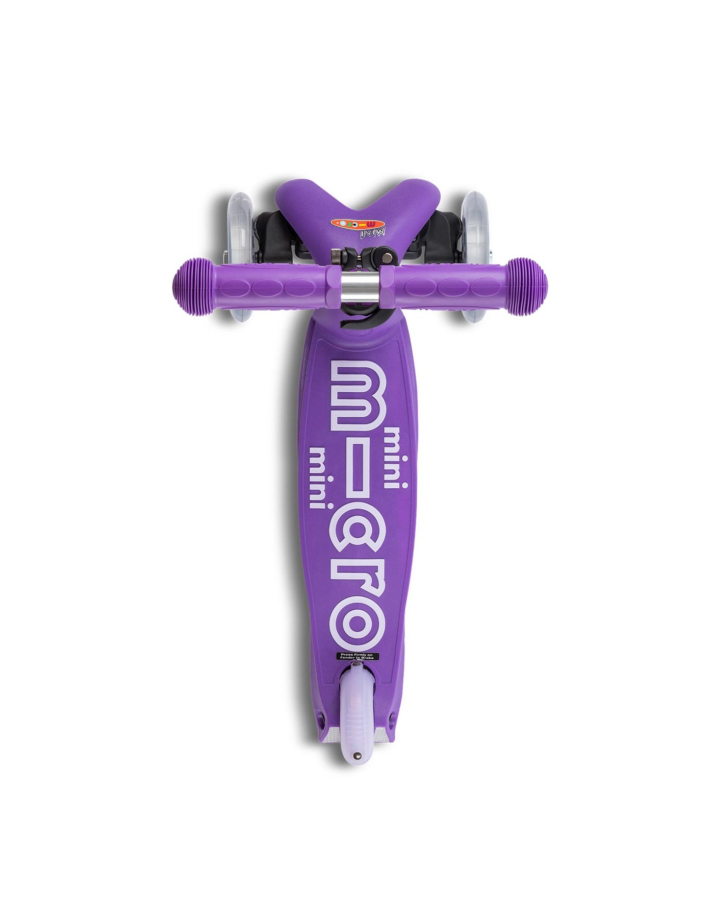 mini micro deluxe foldable purple scooter deck