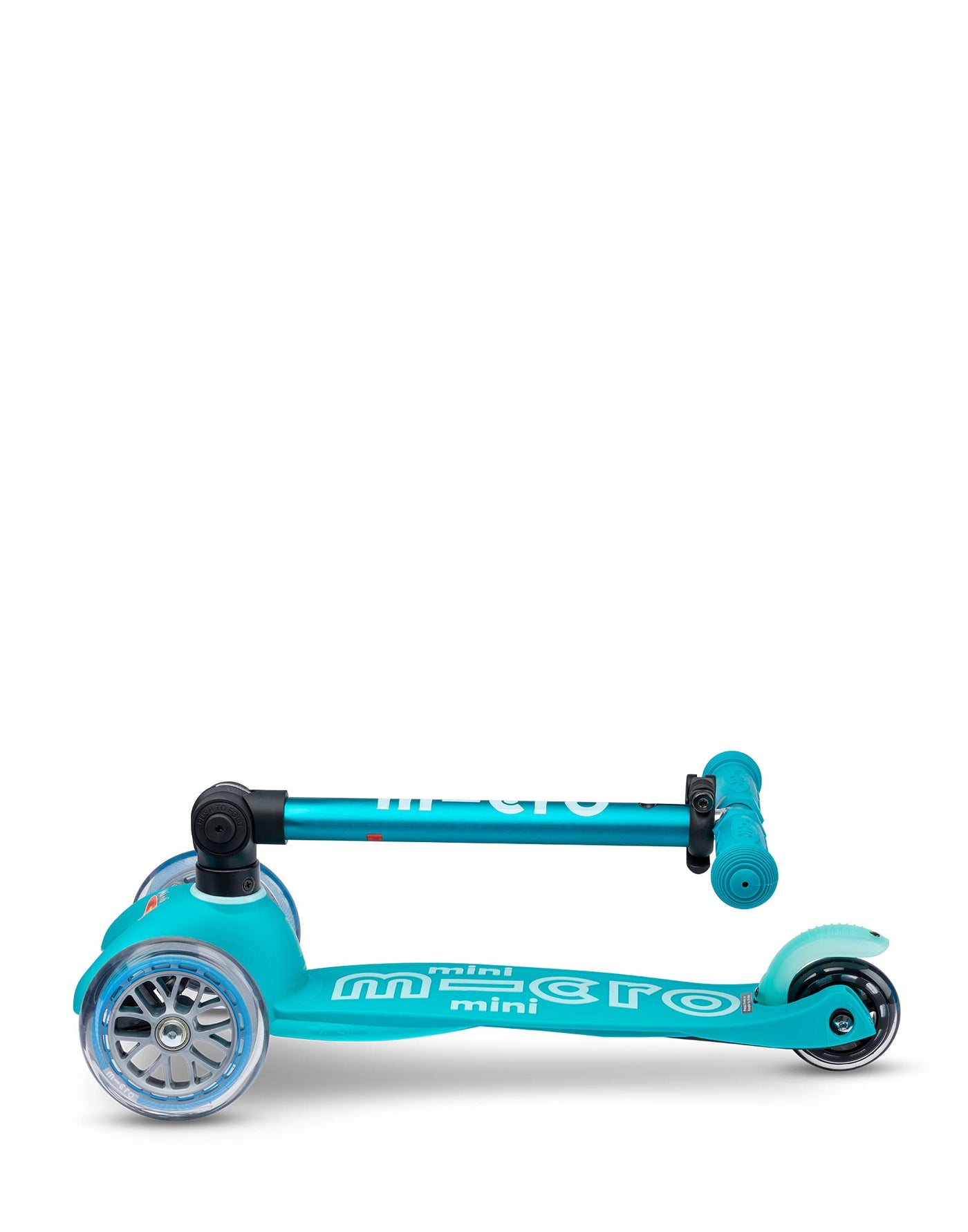 mini micro deluxe foldable aqua scooter folded