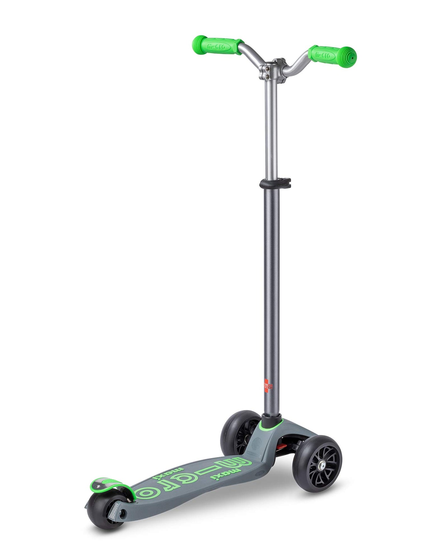 grey maxi deluxe pro 3 wheel scooter rear