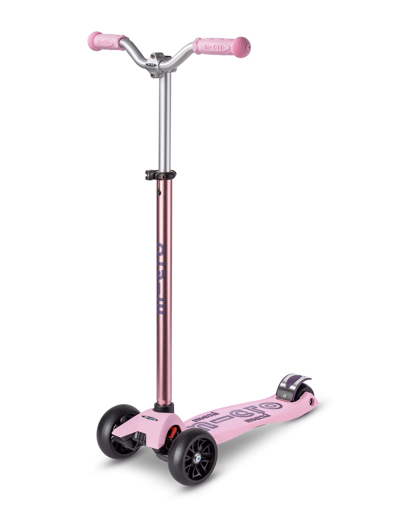rose pink maxi deluxe pro kids 3 wheel scooter
