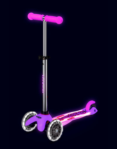 Mini Micro Deluxe Glow LED Plus 3 Wheel Scooter
