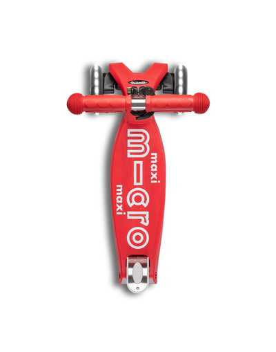 red maxi deluxe led 3 wheel scooter deck