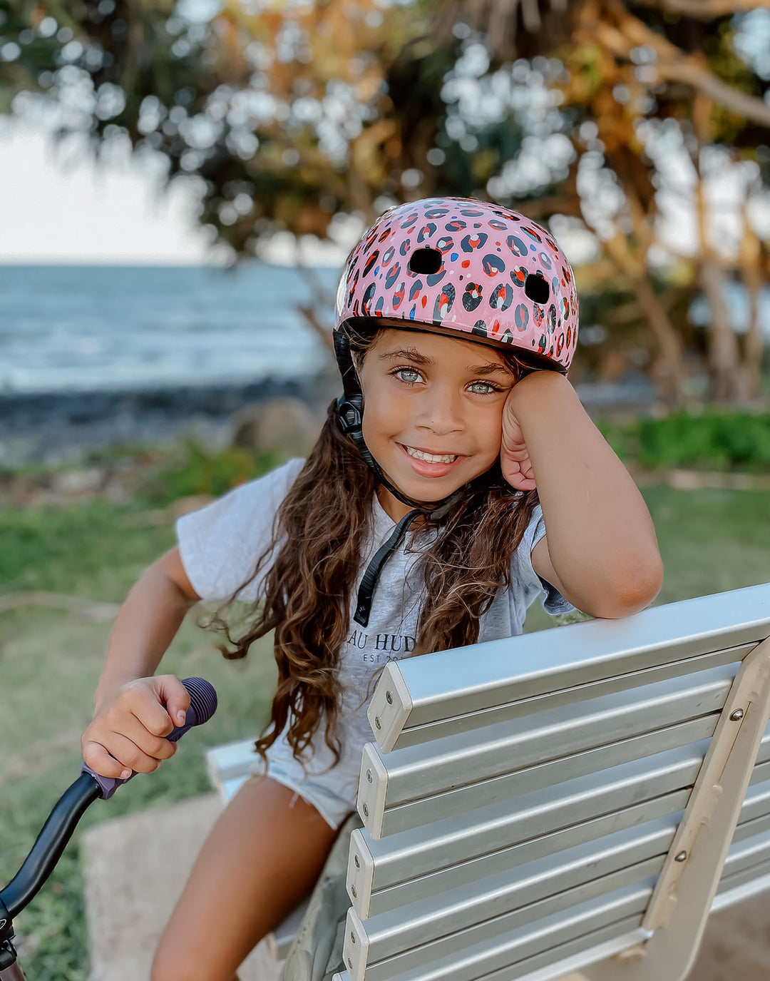 bike helmet toddler nz Micro Kids Bike Helmet Pattern with LED Light