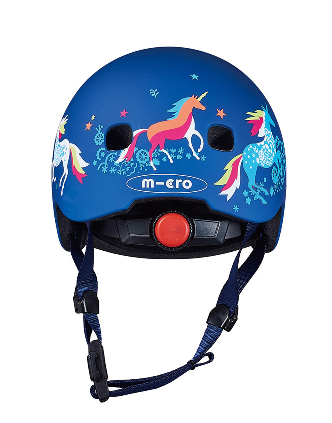 baby bike helmets nz Micro Kids Helmet Pattern with LED Light leather back packs Bag THE POWERGIRLS - Color:Fiesta OrangeRed shell design provides improved