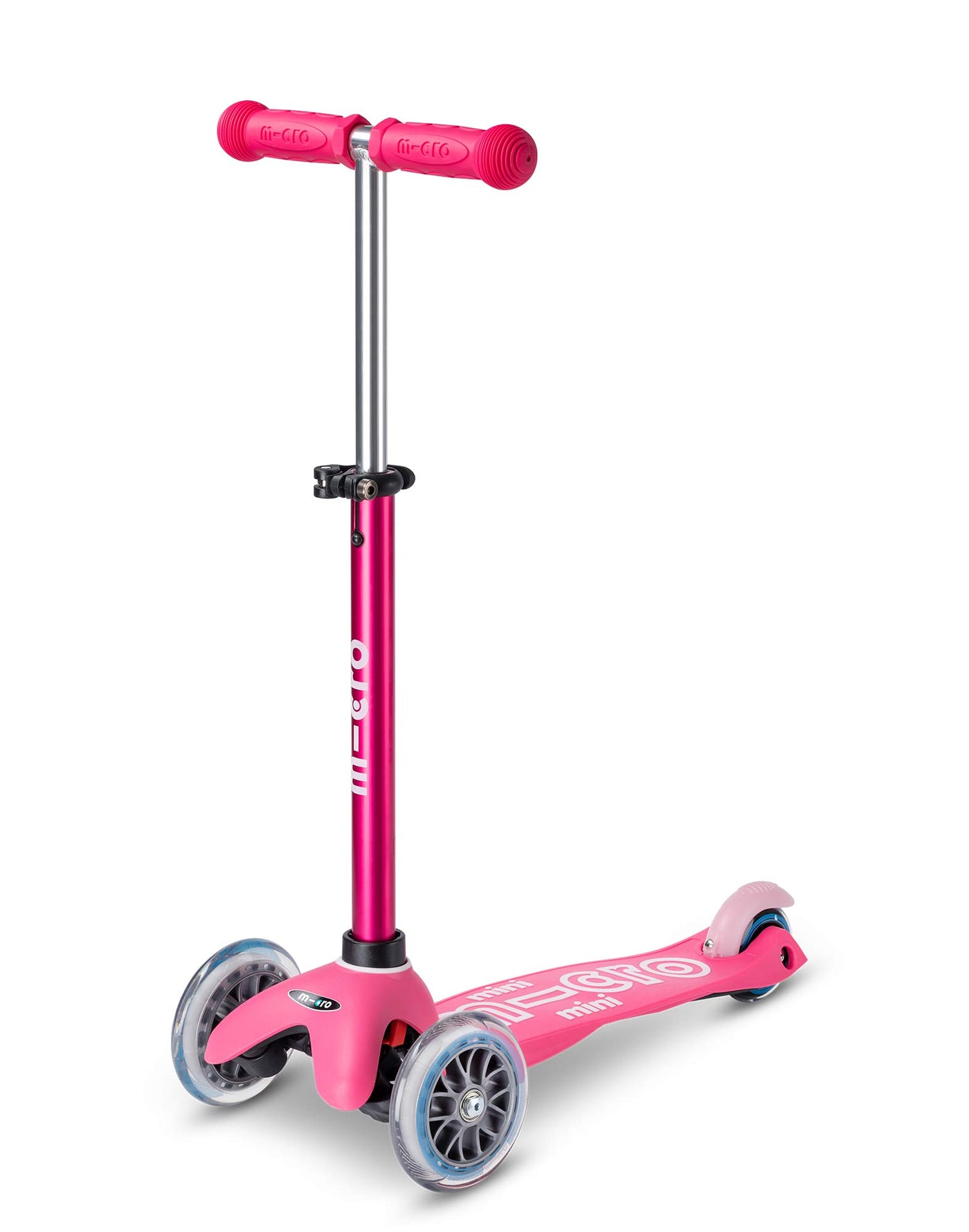 pink mini deluxe 3 wheel scooter