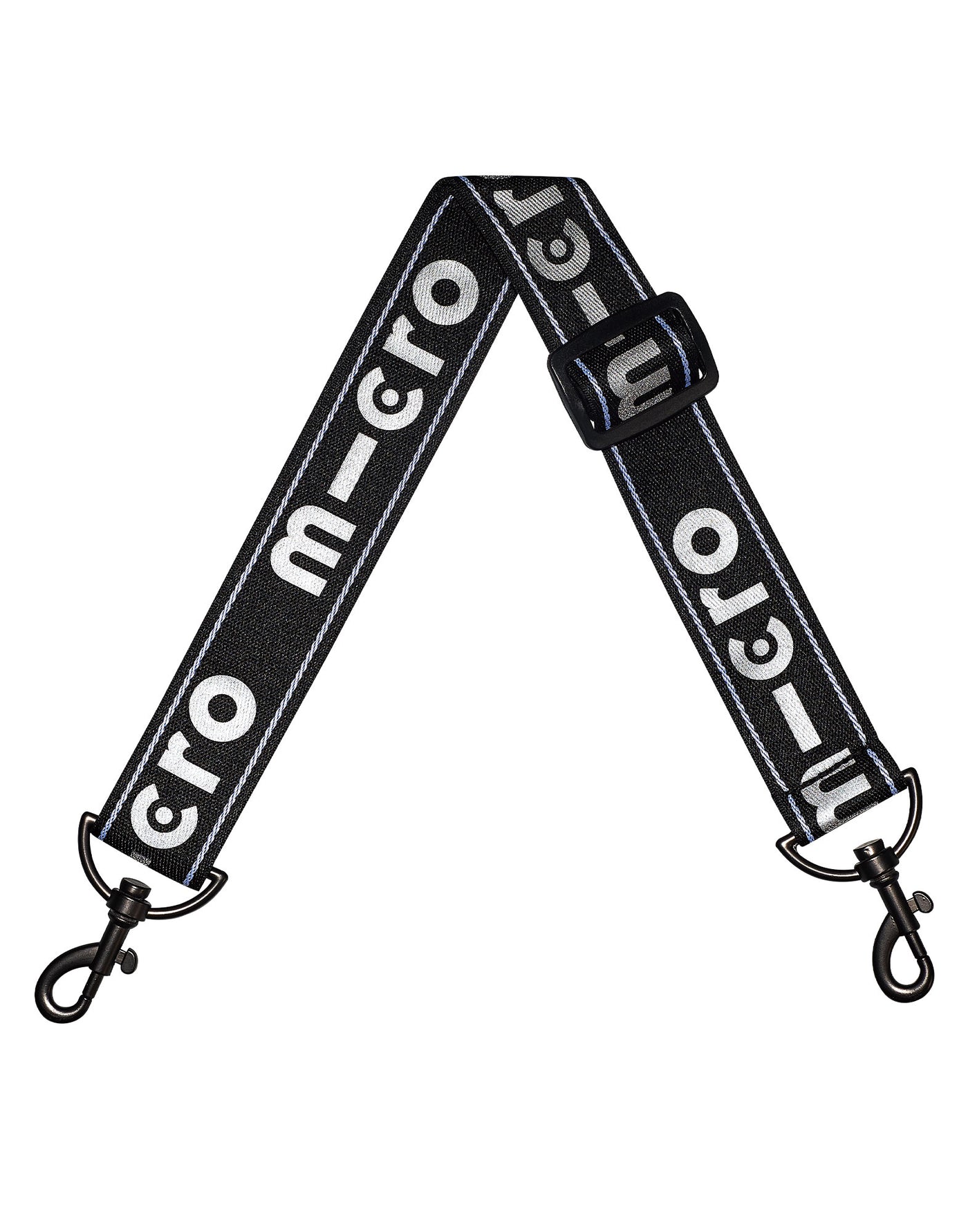 black reflective scooter carry strap
