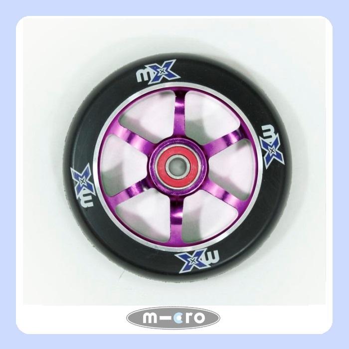 110mm mX Wheel 180° - Black/Purple