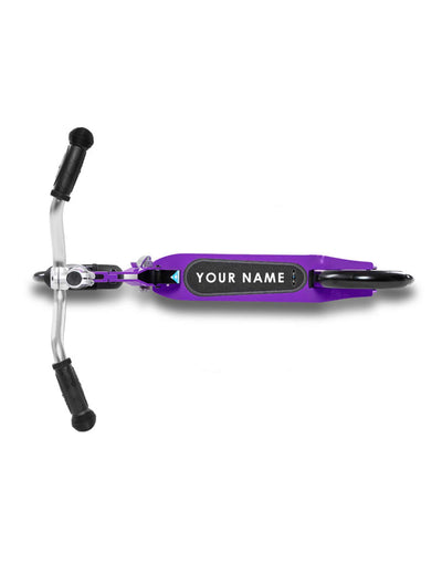 personalised purple cruiser scooter griptape