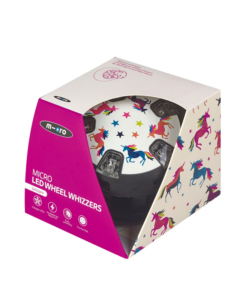 cool unicorn led scooter wheel whizzers in gift box