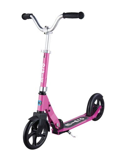 pink cruiser 2 wheel kids scooter with large wheels
