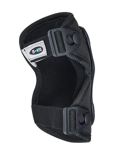 black knee and elbow pads with velcro straps