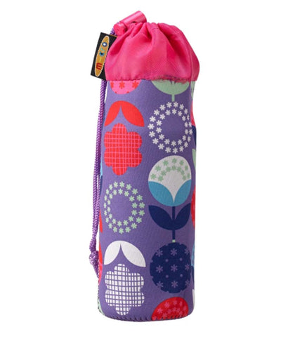 purple floral scooter bottle holder