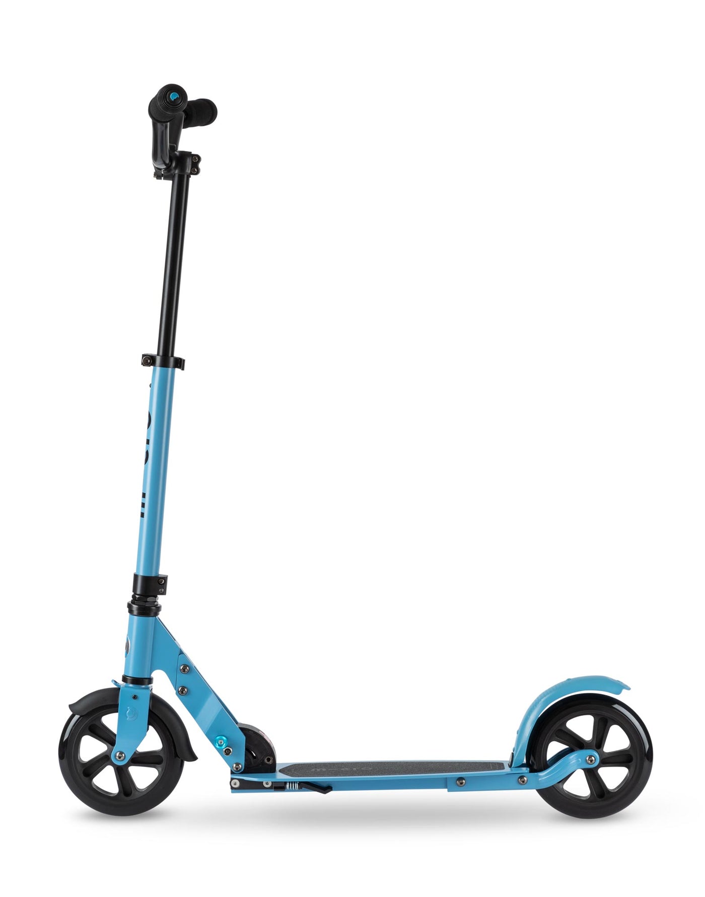 Alaskan blue speed plus deluxe adult scooter side on