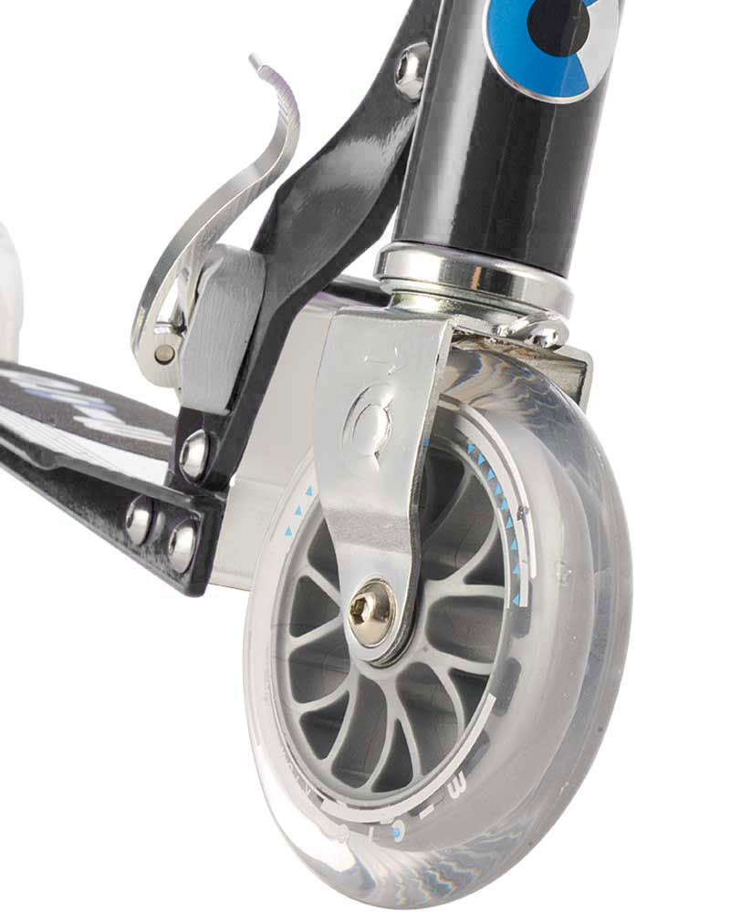 black sprite 2 wheel kids scooter front wheel