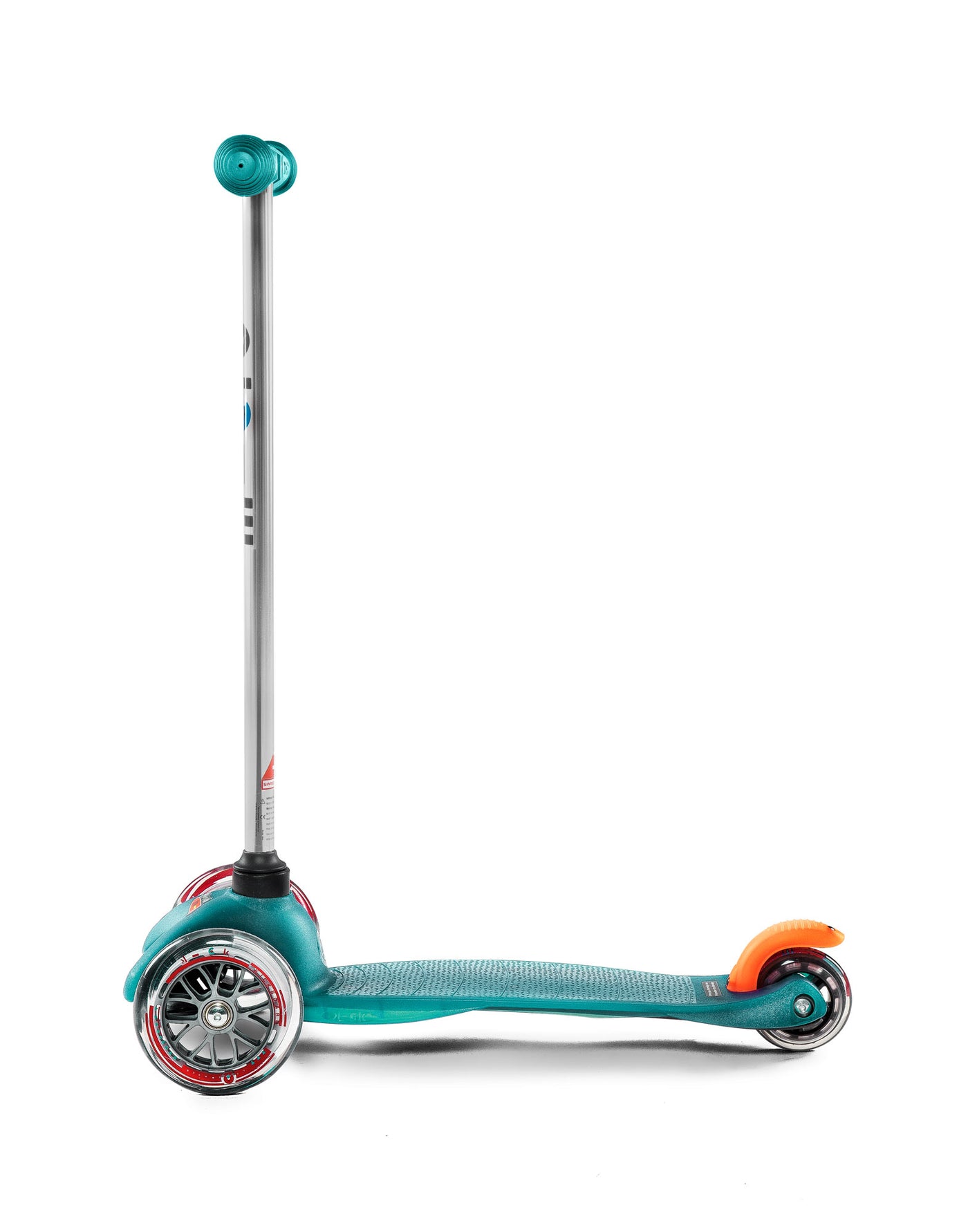 aqua mini classic 3 wheel toddler scooter side on
