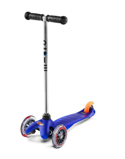 blue mini classic 3 wheel toddler scooter