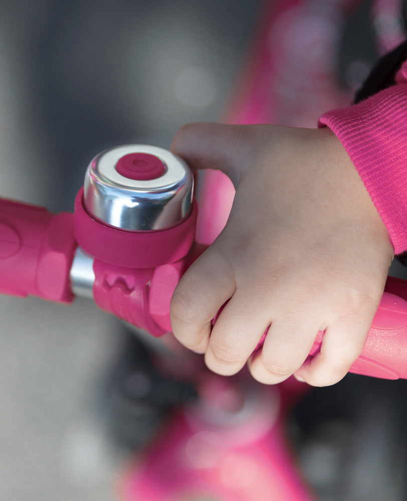 pink bike and scooter bell on mini deluxe scooter