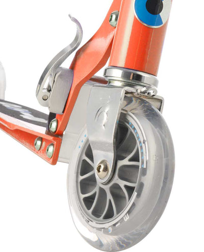 red sprite 2 wheel kids scooter front wheel