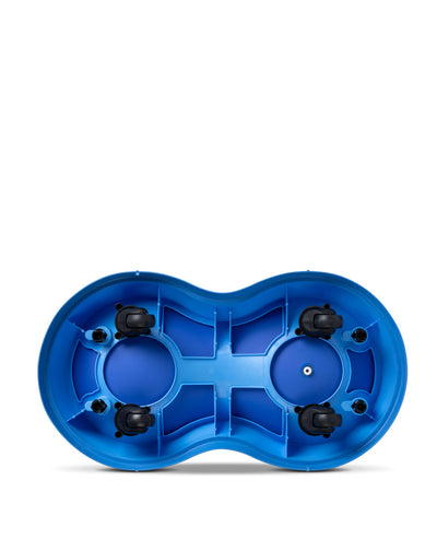 blue toddler ride on air hopper with 360 degree wheels