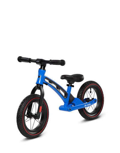 blue toddler balance bike