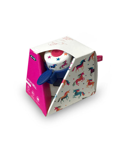 unicorn bike and scooter bell in gift box